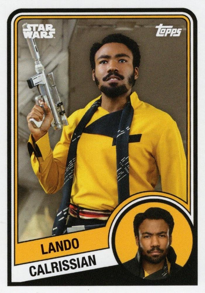 Star Wars Throwback Thursday 2024 Card #31 Lando Calrissian 1984-85 Topps Hockey