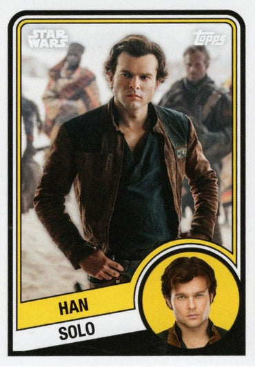 Star Wars Throwback Thursday 2024 Card #32 Han Solo 1984-85 Topps Hockey