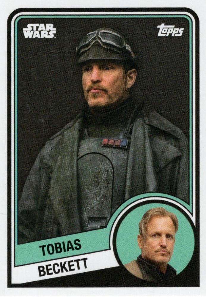 Star Wars Throwback Thursday 2024 Card #33 Tobias Beckett 1984-85 Topps Hockey