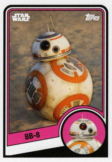 Star Wars Throwback Thursday 2024 Card #34 BB-8 1984-85 Topps Hockey