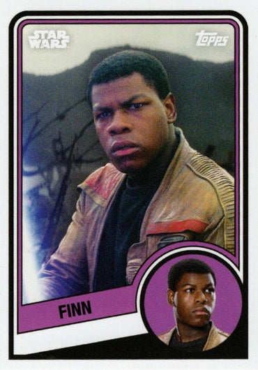 Star Wars Throwback Thursday 2024 Card #36 Finn 1984-85 Topps Hockey