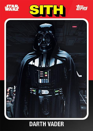 Star Wars Throwback Thursday 2024 Card #38 Darth Vader 1975 Topps Baseball