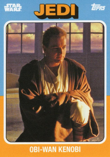 Star Wars Throwback Thursday 2024 Card #45 Obi-Wan Kenobi 1975 Topps Baseball