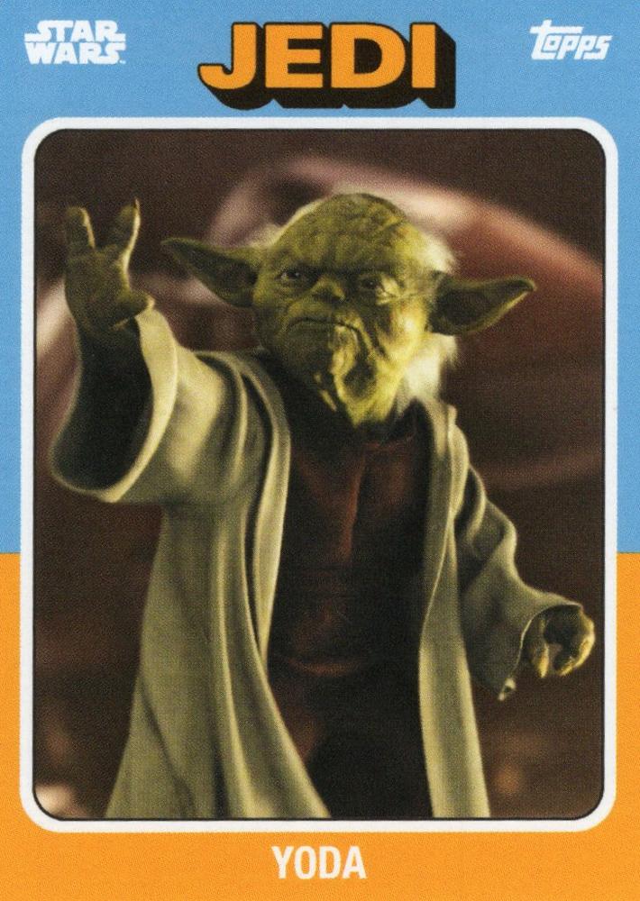 Star Wars Throwback Thursday 2024 Card #46 Yoda 1975 Topps Baseball