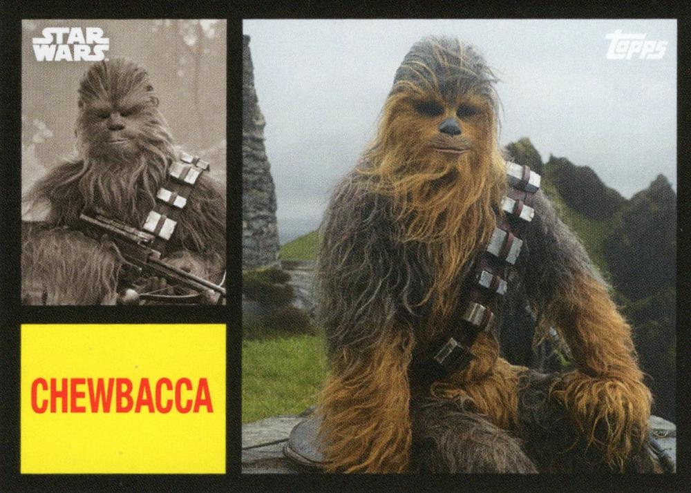 Star Wars Throwback Thursday 2024 Card #51 Chewbacca 1962 Topps Football