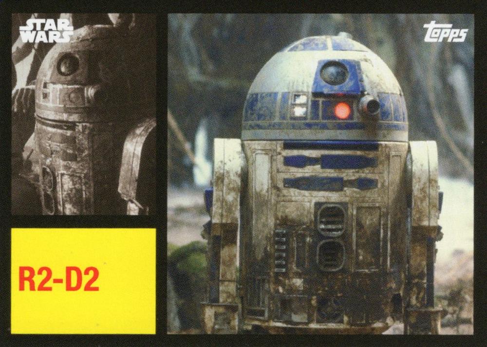 Star Wars Throwback Thursday 2024 Card #54 R2-D2 1962 Topps Football