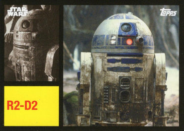 Star Wars Throwback Thursday 2024 Card #54 R2-D2 1962 Topps Football