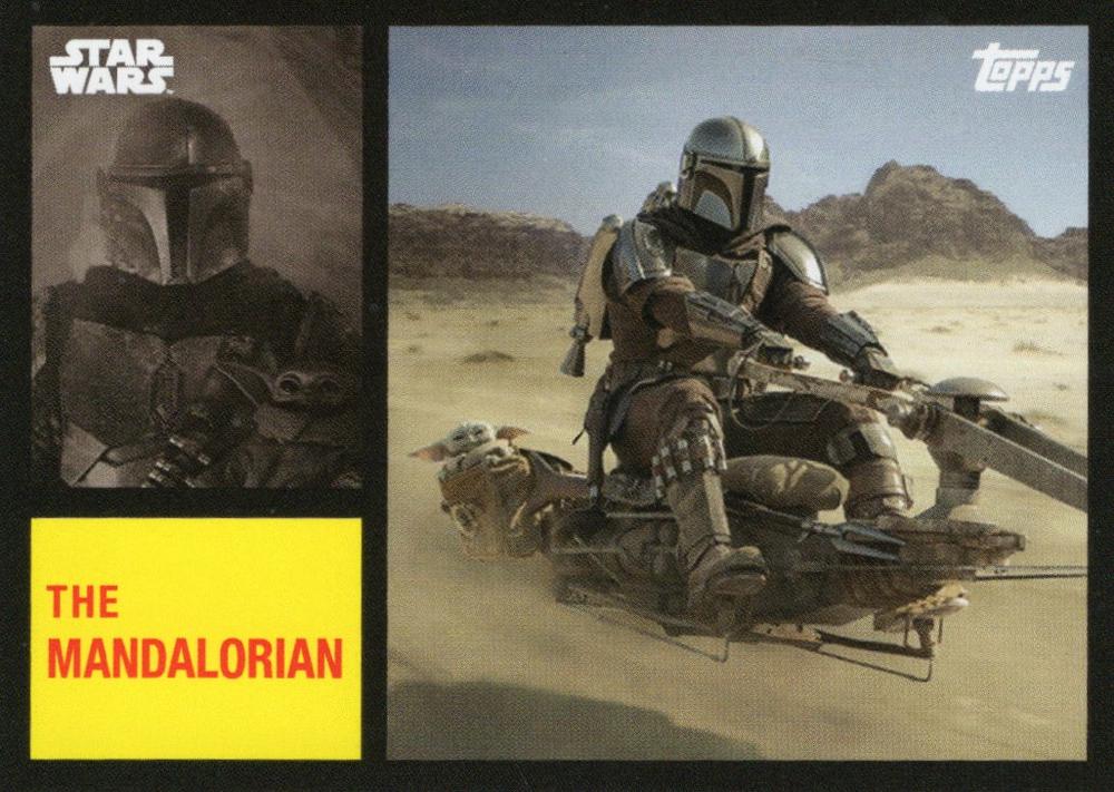 Star Wars Throwback Thursday 2024 Card #56 Mandalorian 1962 Topps Football