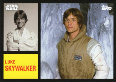 Star Wars Throwback Thursday 2024 Card #58 Luke Skywalker 1962 Topps Football