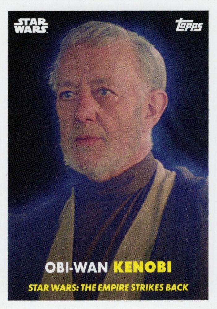 Star Wars Throwback Thursday 2024 Card #63 Obi-Wan Kenobi 1957 Topps Baseball