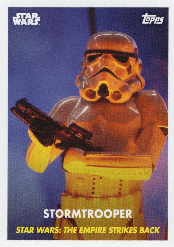 Star Wars Throwback Thursday 2024 Card #66 Stormtrooper 1957 Topps Baseball