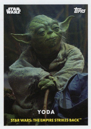 Star Wars Throwback Thursday 2024 Card #71 Yoda 1957 Topps Baseball