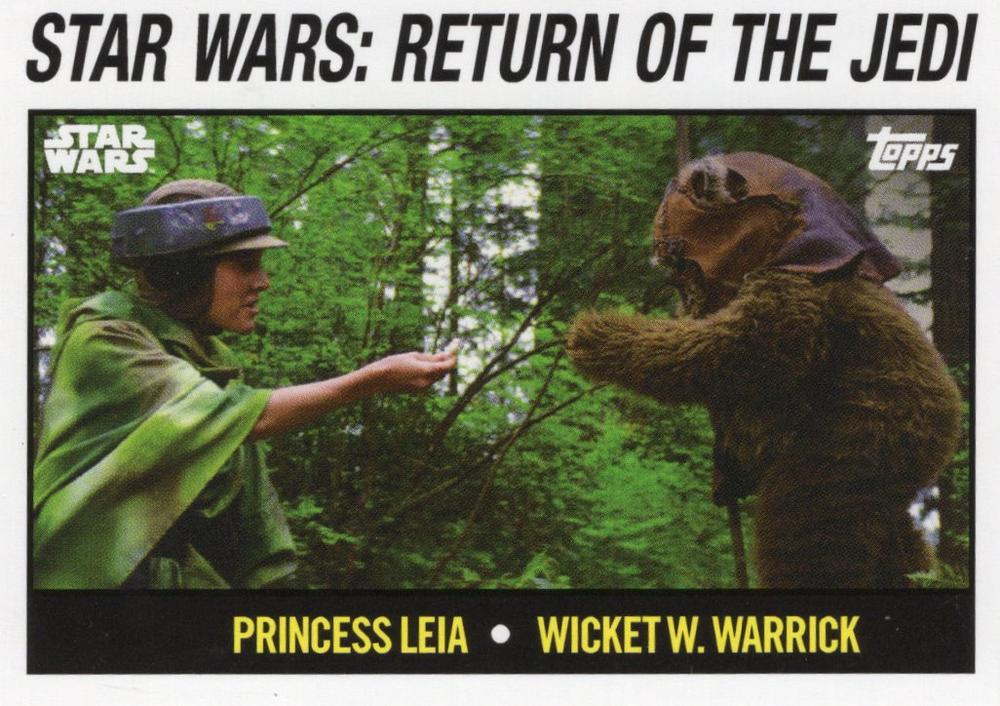 Star Wars Throwback Thursday 2024 Card #79 Princess Leia Wicket W. Warrick