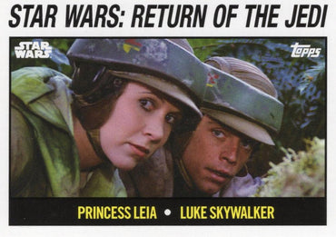 Star Wars Throwback Thursday 2024 Card #81 Princess Leia Luke Skywalker