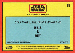 Star Wars Throwback Thursday 2024 Card #83 BB-8 Rey