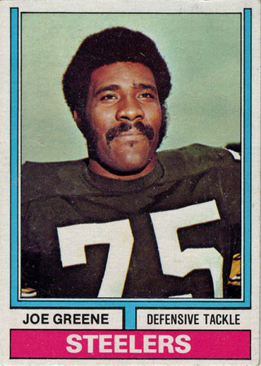 Topps Football 1974 Base Card 40 "Mean" Joe Greene