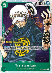 One Piece TCG Trafalgar Law - Super Pre-Release Starter Deck 2: Worst Generation (ST-02 PRE) (Near Mint Foil)