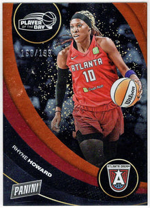 2025 Panini WNBA Player of the Day Orange Parallel Card 41 Rhyne Howard 160/199