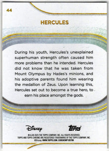2025 Topps Chrome Disney Base Card 44 Hercules
