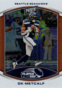 2023 Panini POTD Football Orange Foil Parallel Card 45 DK Metcalf 149/199