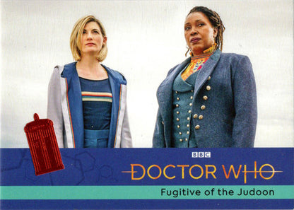 2022 Doctor Who Series 11 & 12 Orange Parallel Card 45 "Fugitive Of The..." /50
