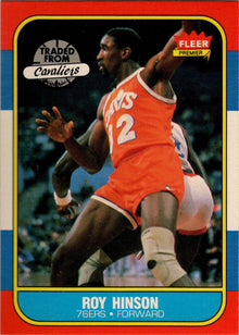 1986-87 Fleer Basketball #46 Roy Hinson Base Rookie Card