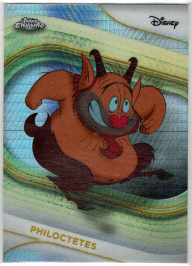 2025 Topps Chrome Disney Prism Parallel Card 46 Philoctetes