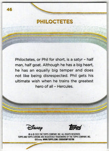 2025 Topps Chrome Disney Prism Parallel Card 46 Philoctetes