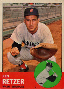 Topps Baseball 1963 Base Card 471 Ken Retzer