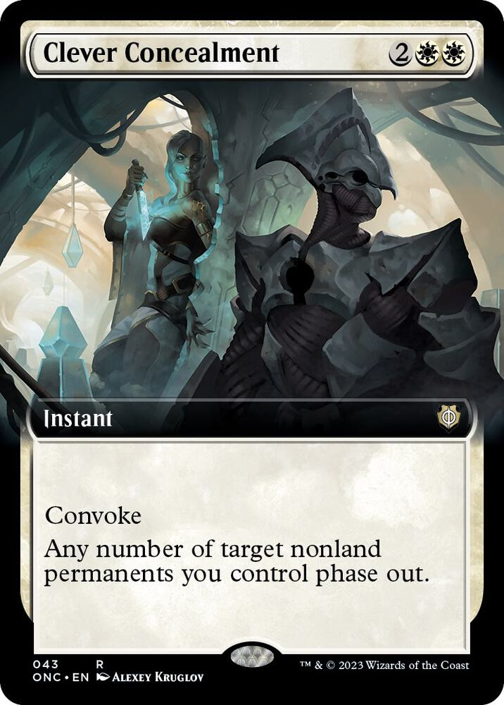 Clever Concealment (Extended Art) [Phyrexia: All Will Be One Commander] Lightly Played