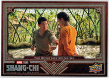 2023 Upper Deck Marvel Shang-Chi Silver Parallel Card 47 "Your Mother Knew" /199