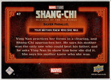 2023 Upper Deck Marvel Shang-Chi Silver Parallel Card 47 "Your Mother Knew" /199
