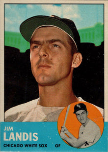 Topps Baseball 1963 Base Card 485 Jim Landis