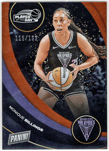 2025 Panini WNBA Player of the Day Orange Parallel Card 48 Monique Billings /199