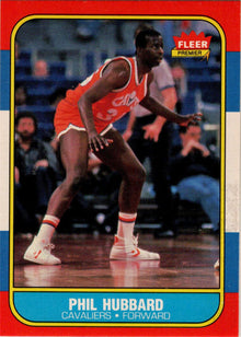 1986-87 Fleer Basketball #48 Phil Hubbard Base Rookie Card