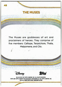 2025 Topps Chrome Disney Base Card 48 The Muses