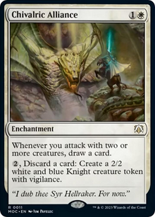 Chivalric Alliance [March of the Machine Commander] Near Mint Single