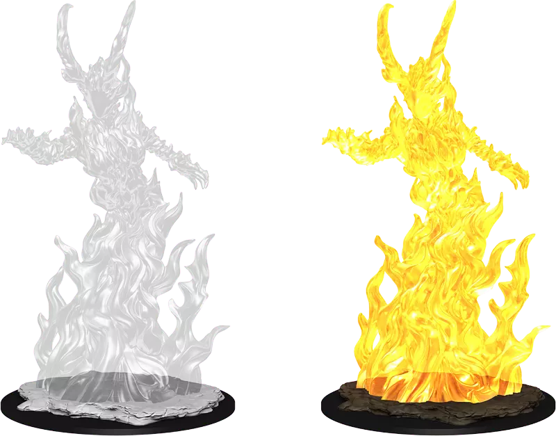 Pathfinder Battles Miniatures - Unpainted: Huge Fire Elemental Lord