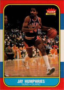 1986-87 Fleer Basketball #49 Jay Humphries Base Rookie Card