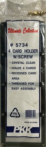 Ultimate Collection 4 Card Holder with Screw