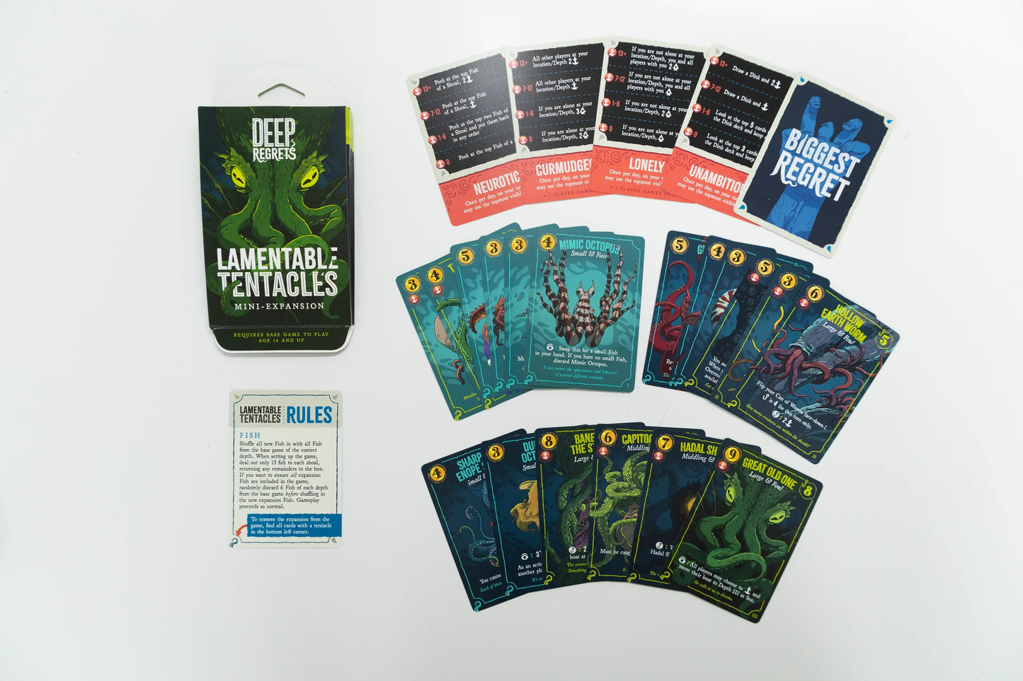 Deep Regrets: Lamentable Tentacles Mini-Expansion [Tettix Games]