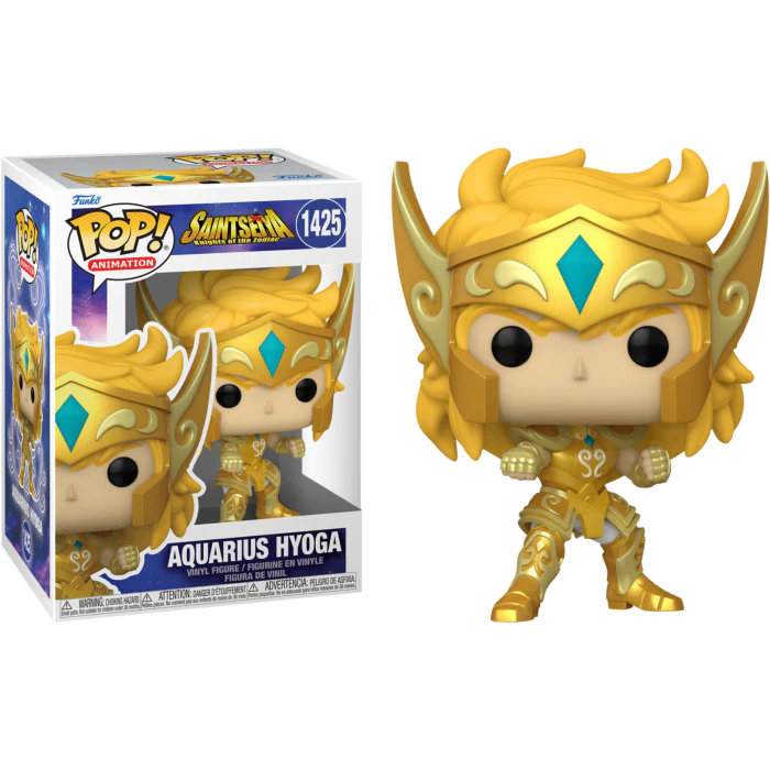 Pop Animation Saint Seiya Gold Hyoga Vinyl Figure