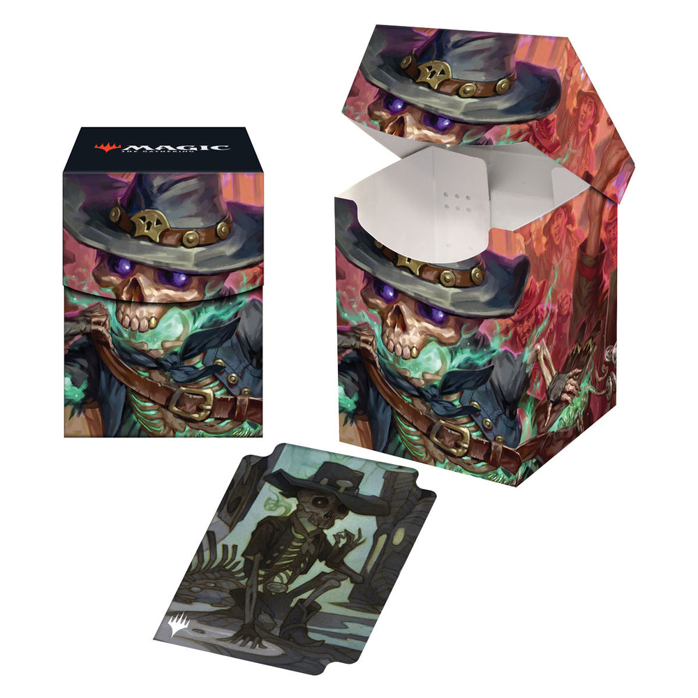 Ultra PRO: 100+ Deck Box - Outlaws of Thunder Junction (Tinybones, the Pickpocket Key Art)