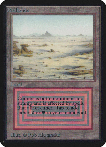 Magic: The Gathering MTG Badlands [Alpha Edition] Graded CGC 9.5 Mint+