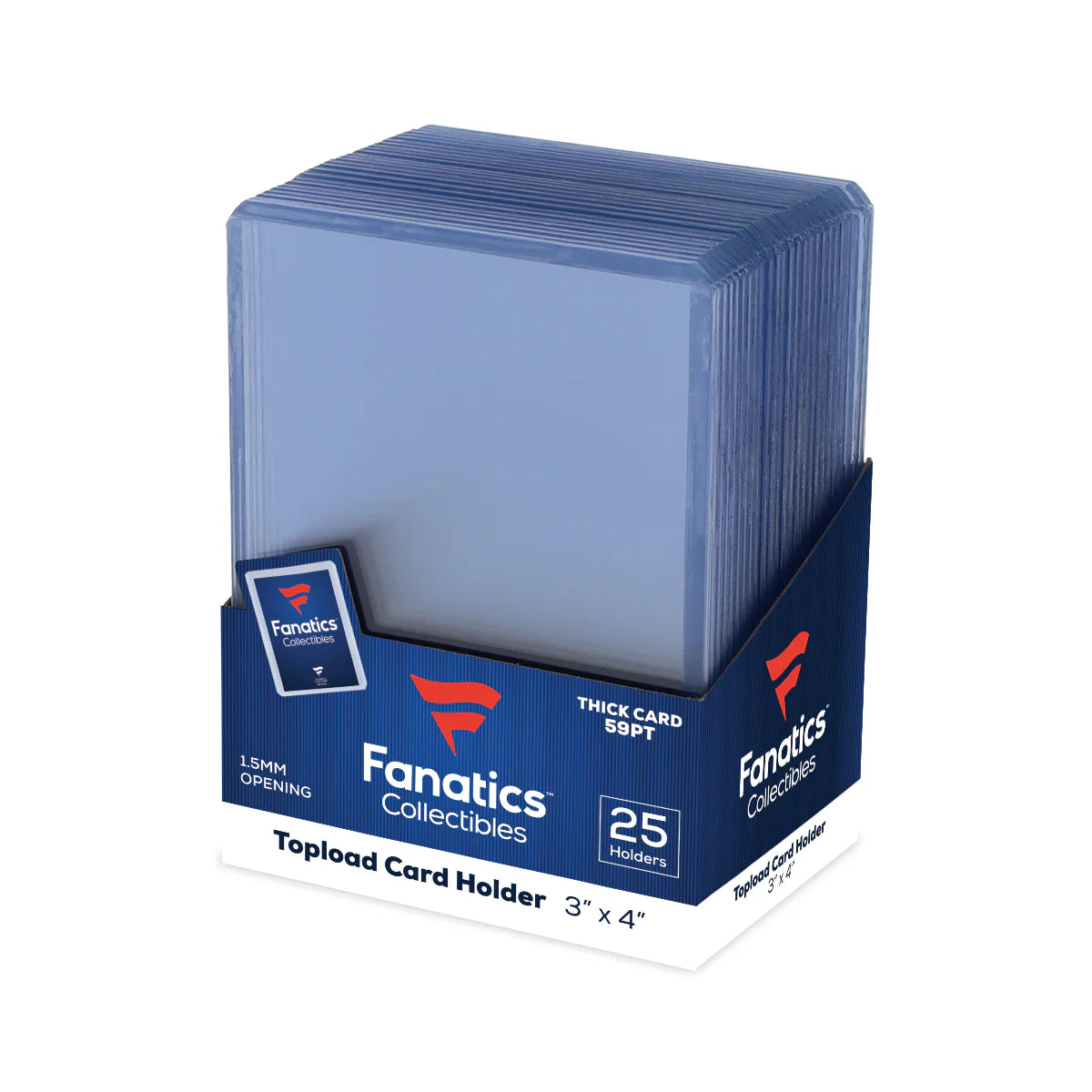 Fanatics Collectibles 59pt 3x4 Top Loader - 25 Count