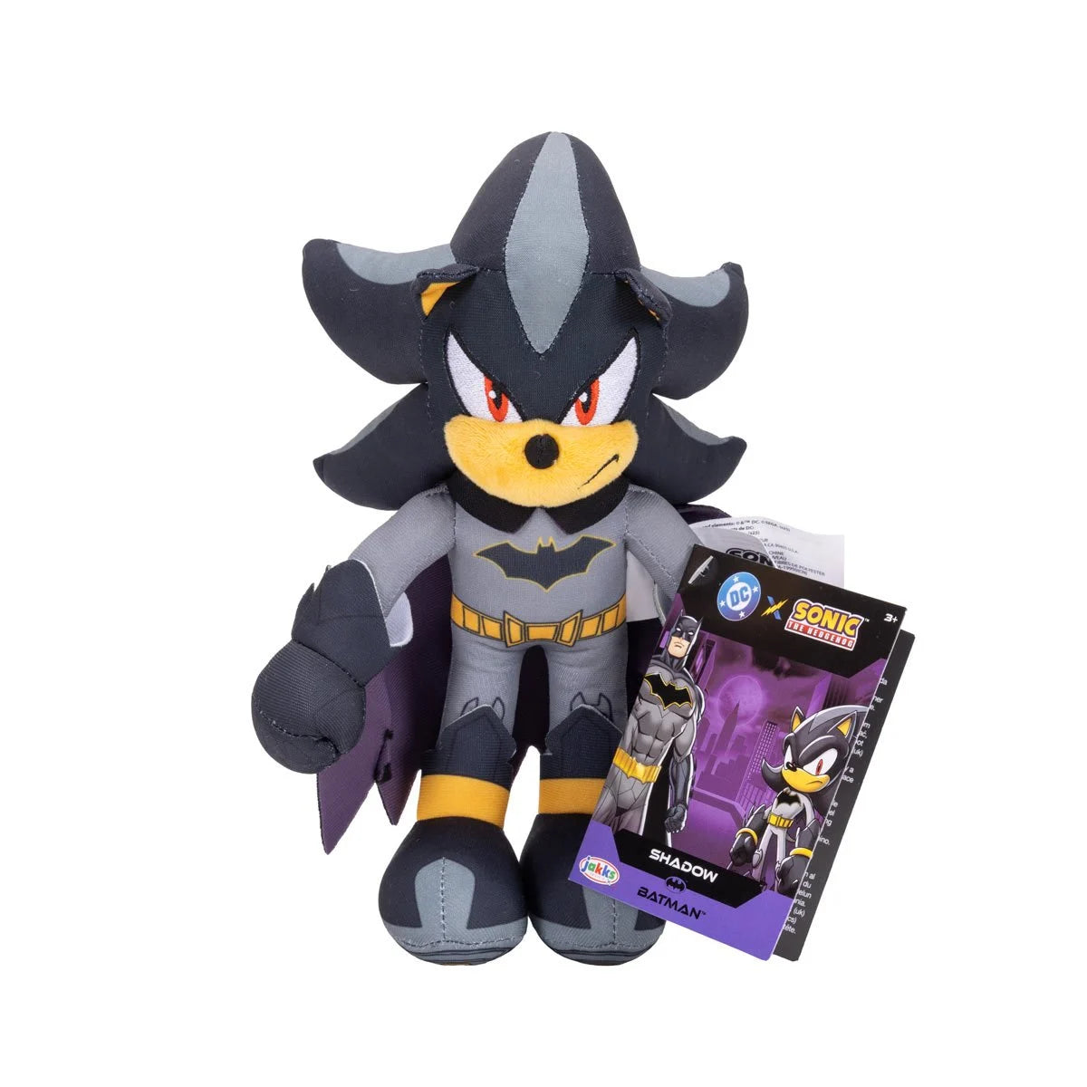 DC x Sonic the Hedgehog 9 inch Plush Shadow as Batman