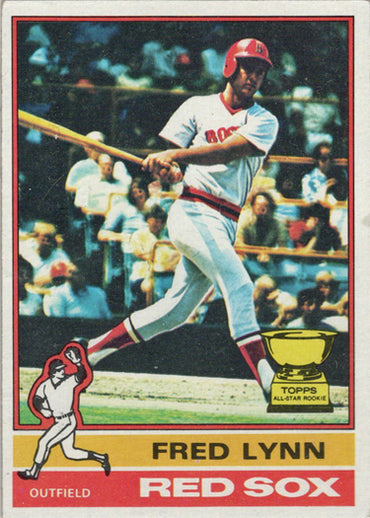 Topps Baseball 1976 Base Card 50 Fred Lynn