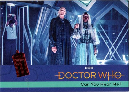 2022 Doctor Who Series 11 & 12 Red Parallel Card 50 "Can You Hear Me?" /50