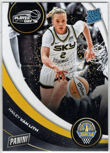 2025 Panini WNBA Player of the Day Rated Rookie Base Card 50 Hailey Van Lith