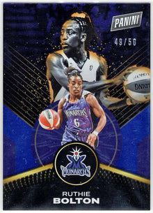 2025 Panini WNBA Player of the Day Blue Parallel Card 51 Ruthie Bolton 49/50